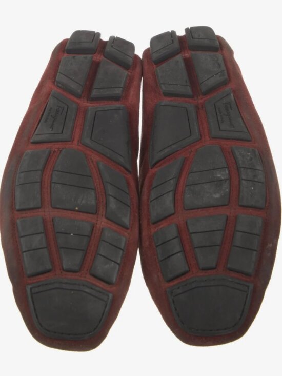 Salvatore Ferragamo Gancini Logo Suede Drivers main image 5